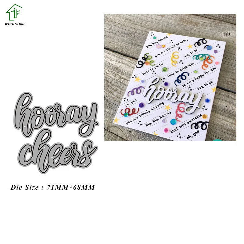 

Металлические штампы, трафареты с надписью на английском языке, трафареты для оформления искусства, тиснение с бумажной картой, высечка 2021