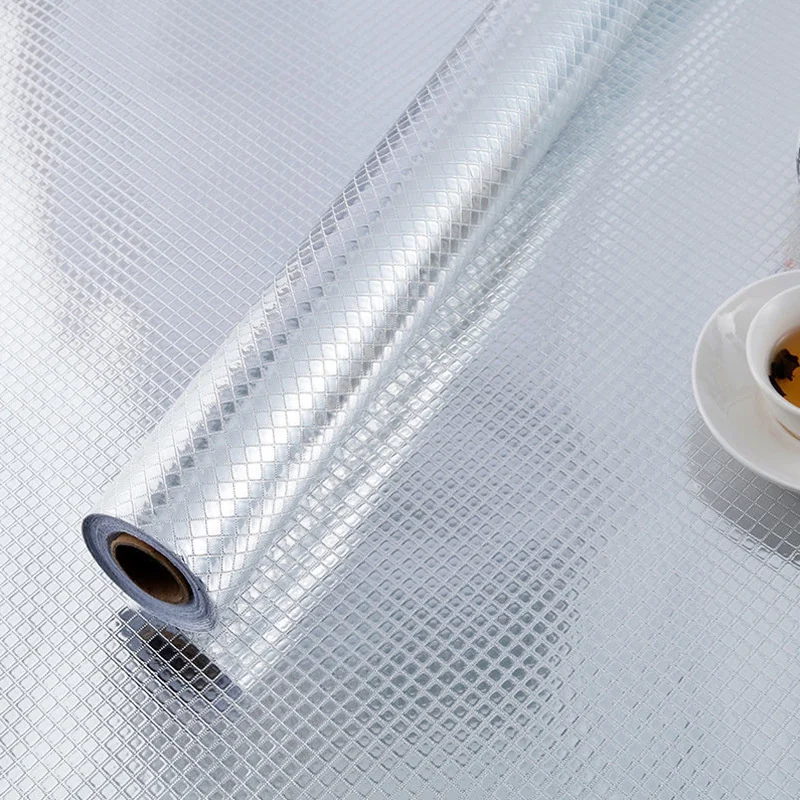 1pcs lampblack paste new simple creative self adhesive kitchen restaurant aluminum foil stove sticker table wall cabinet free global shipping