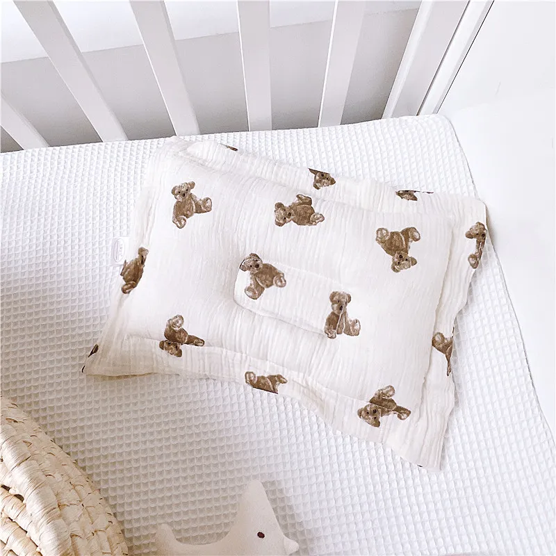 Подушка с рисунком медведя из мультфильма для кормления детей | Мать и ребенок