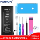 NOHON литиевая батарея для Apple iPhone 6S 5S 6 7 SE батарея для iPhone6 iPhone6S iPhone5S iPhone7 телефон запасные батареи