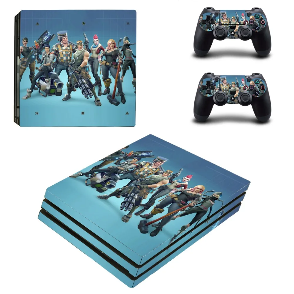 PS4 Pro наклейка на кожу виниловая для sony Playstation 4 консоль и 2 контроллера PS4 Pro наклейка на кожу