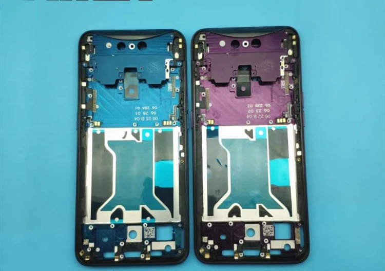 Piezas de repuesto para Oppo Find X, Marco medio, placa de bisel, sin cubierta de lente de c&aacute;mara-1