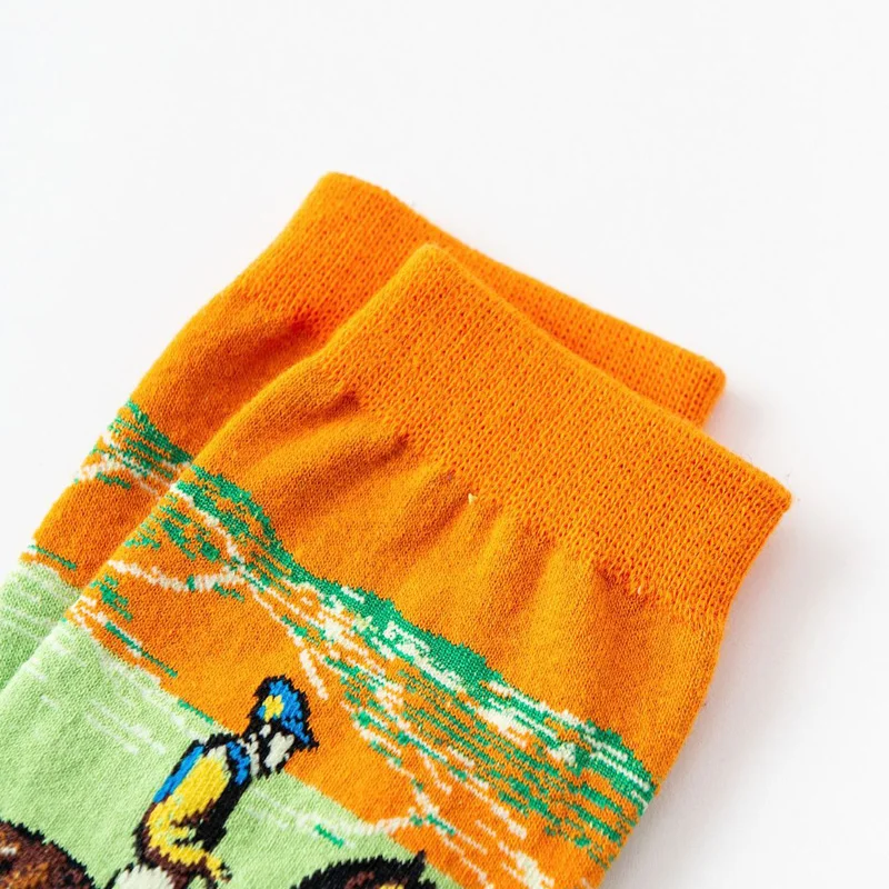 

Hot Sale Classic Autumn Winter Socks Men Women Personality Art Van Gogh Mural World Famous Painting Oil Unisex Happy Socks