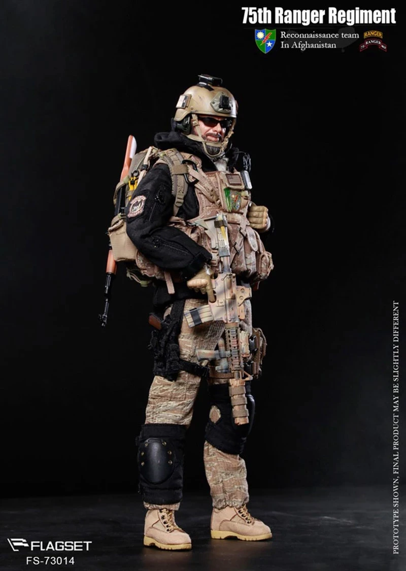 

FLAGSET FS73014 Male Full Set 1/6 American Solider 75th Ranger Regiment Reconnaissance Team In Afghanistan 12'' Action Figure