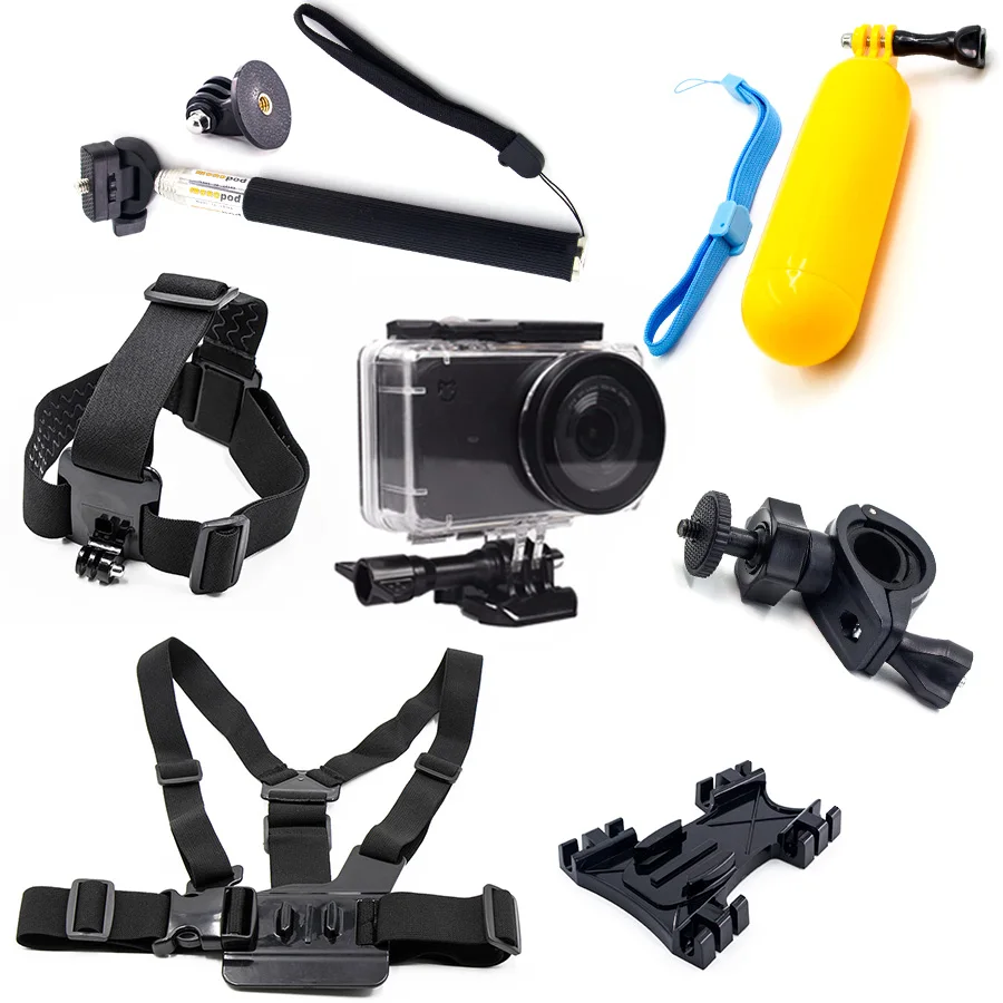 

Mijia Accessories kit waterproof house case underwater box float bike clip for xiaomi mijia small mini action sport camera kit
