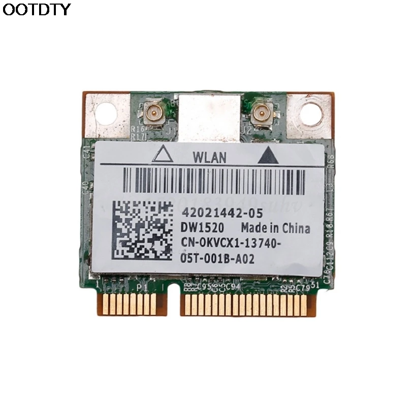 Двухдиапазонная Беспроводная мини карта AGN DW1520 PCI E BCM943224HMS Wi Fi для DELL|half mini pci-e|wifi