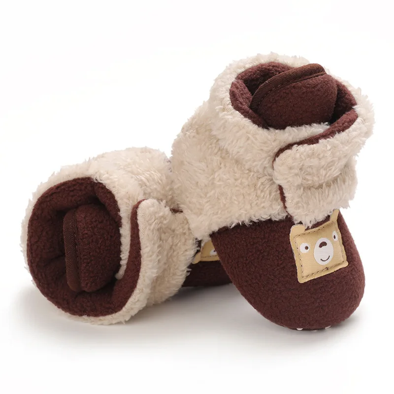 Детские ботинки для новорожденных х/б Нескользящие | Мать и ребенок