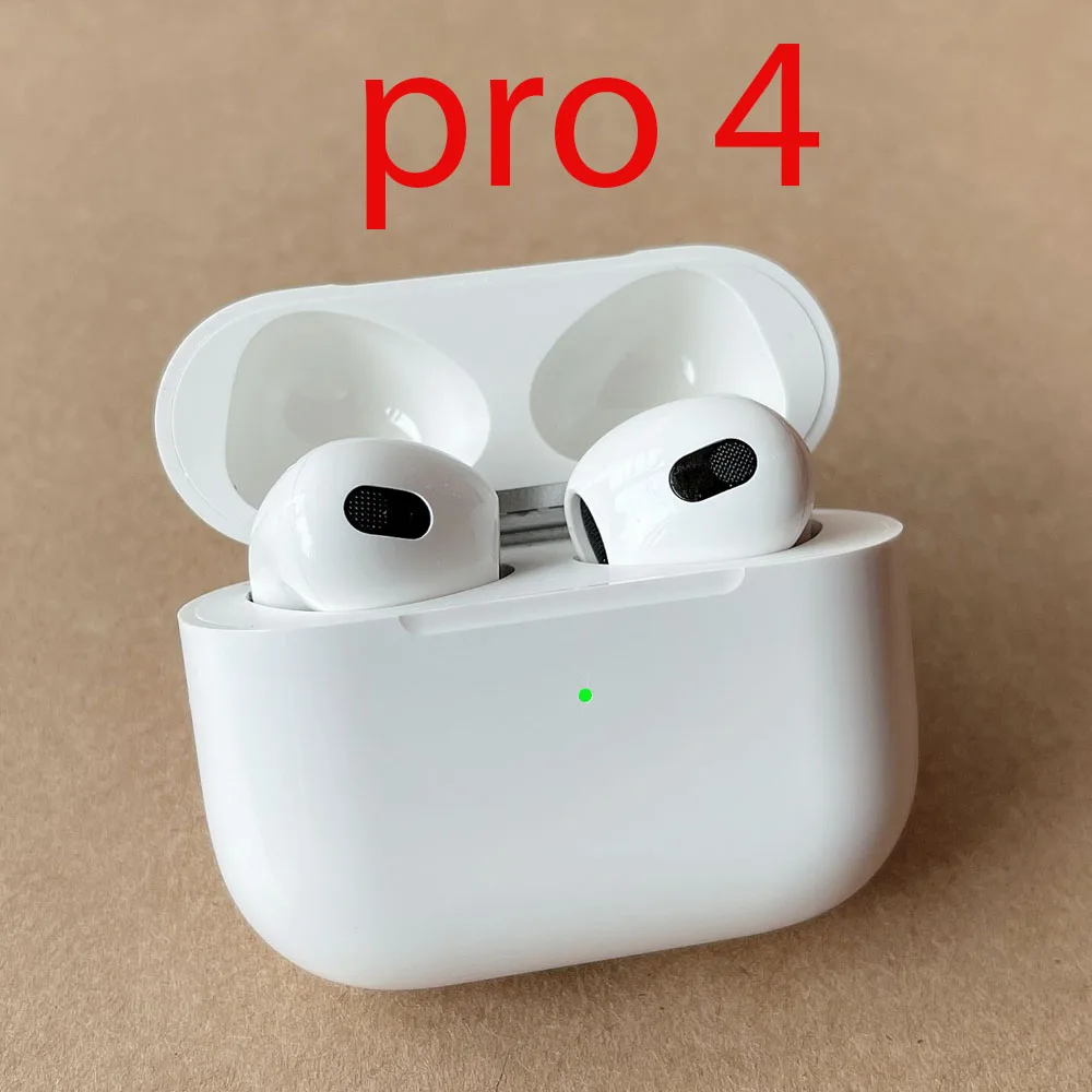 

Беспроводные Bluetooth-наушники TWS Airpod, наушники 1:1 Pro 2 3 4 с позиционированием, изменением имени, беспроводной зарядкой, умным датчиком и антенной