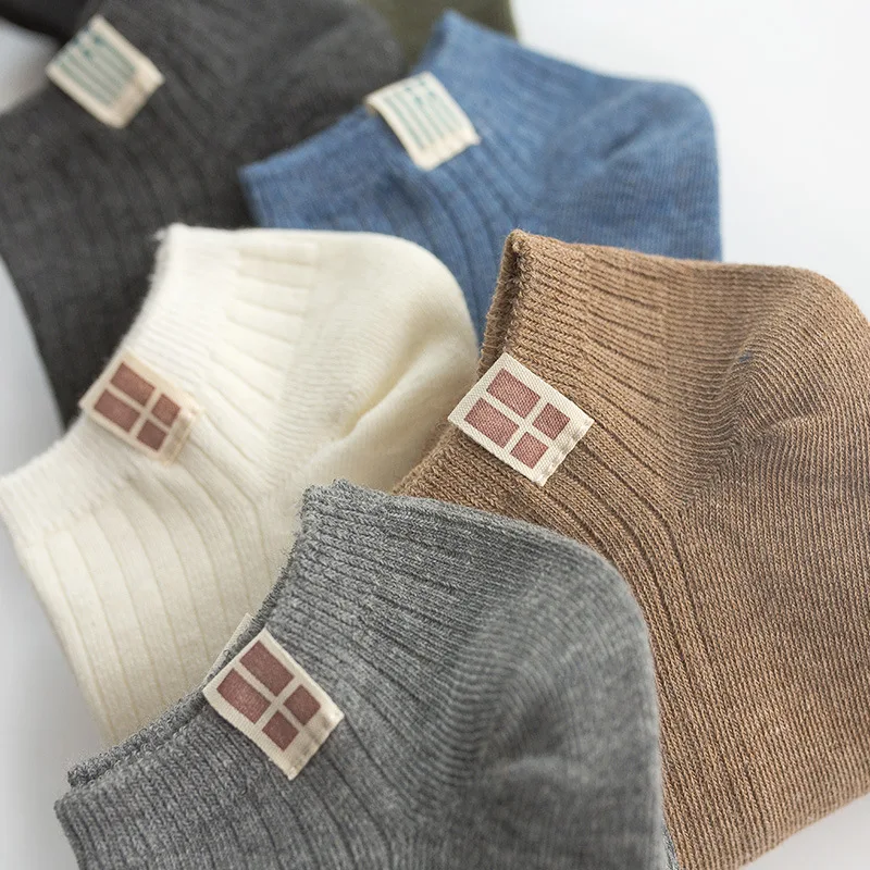 1 пара Для мужчин короткие носки черный белый цвет Стиль Повседневное НЧ до