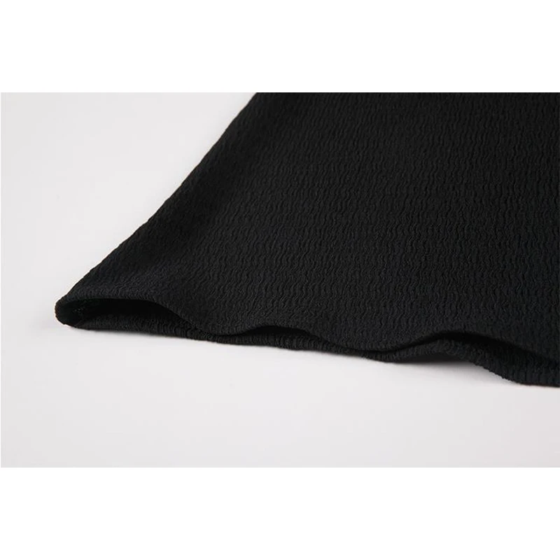 

2021 Summer New Sweet Mini Dress With Bow Suspender Top Women French Square Collar Close Waist Short Temperament Dress Female