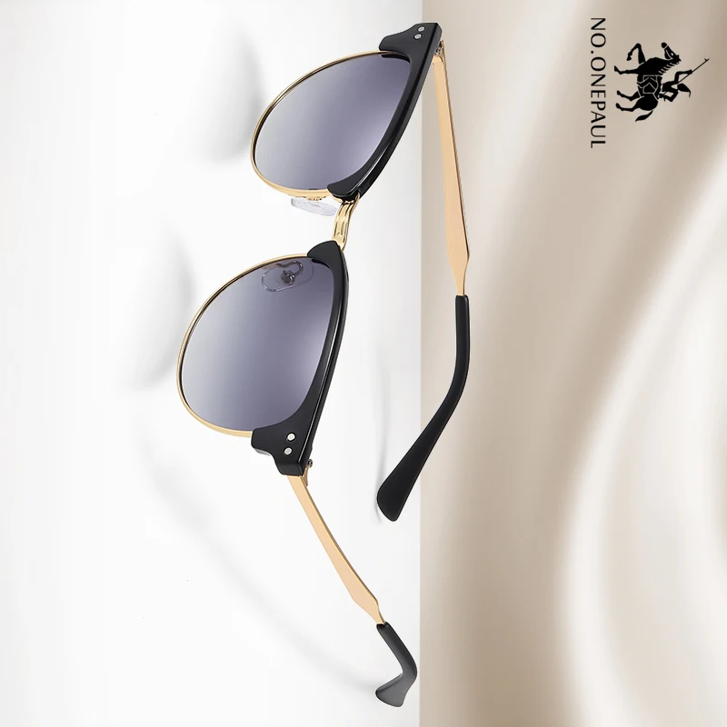 

NO.ONEPAUL Polarized Sunglasses Lighter Design Square Frame 100% UV400 Protection Vintage Driving Men Women Classic Retro
