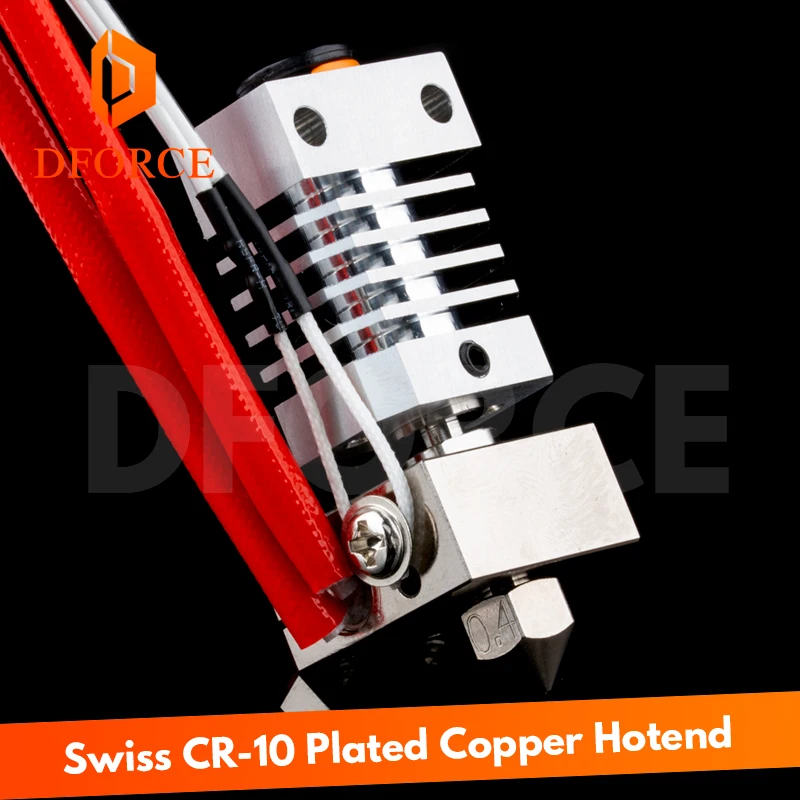 Латунный Hotend DFORCE CR10 высокотемпературный 12 В для/фотографий PETG PEEK PEI ABS углеродное