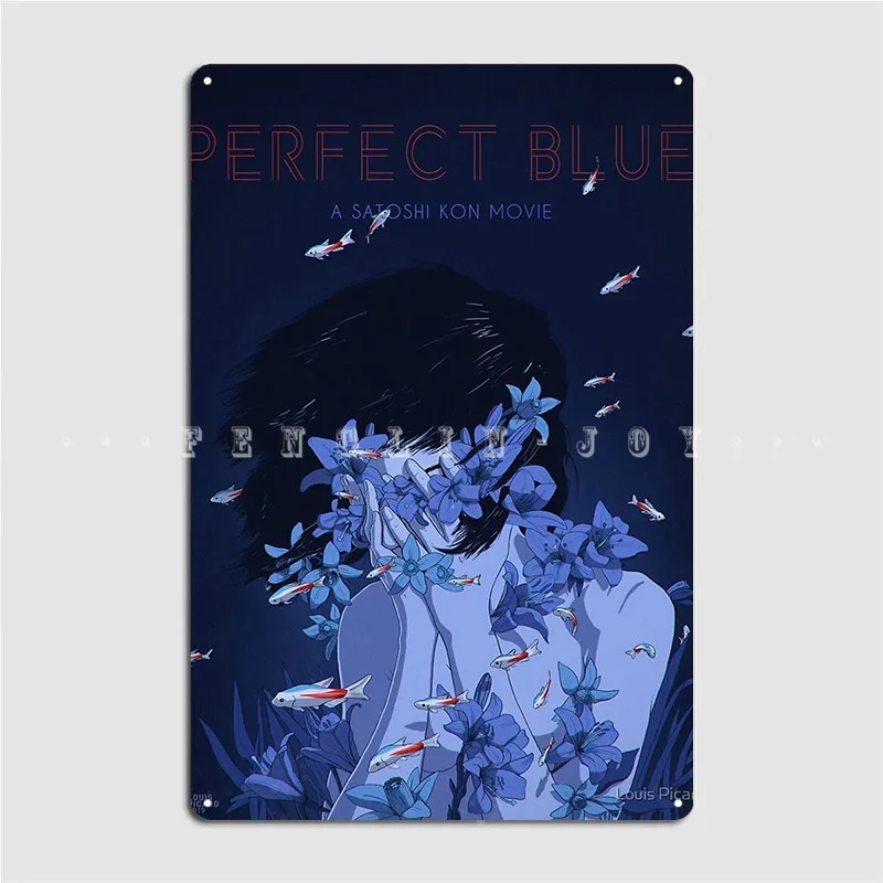 

Perfect Blue Poster Metal Plaque Club Party Club Bar Customize Painting Décor Tin Sign Posters