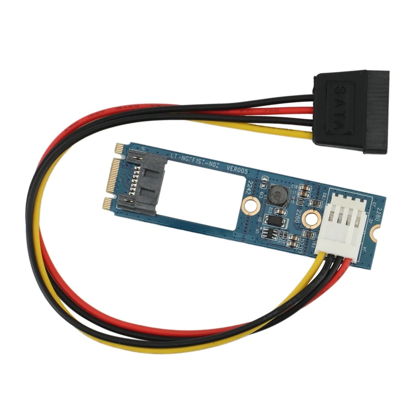 адаптер m 2 ngff sata на 7 контактный sata3 7 к