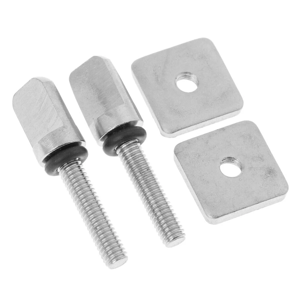 

4pcs 316 Stainless Steel Surfboard Fin Screw Channel Plate Replacement Kit