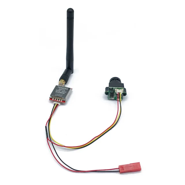 TS5823S 200 мВт TS5828S 600 мВт 5,8 Г 40Ch FPV Аудио Видео микропередатчик для Мини FPV Квадрокоптер Дрон - Цвет: 200MW and camera