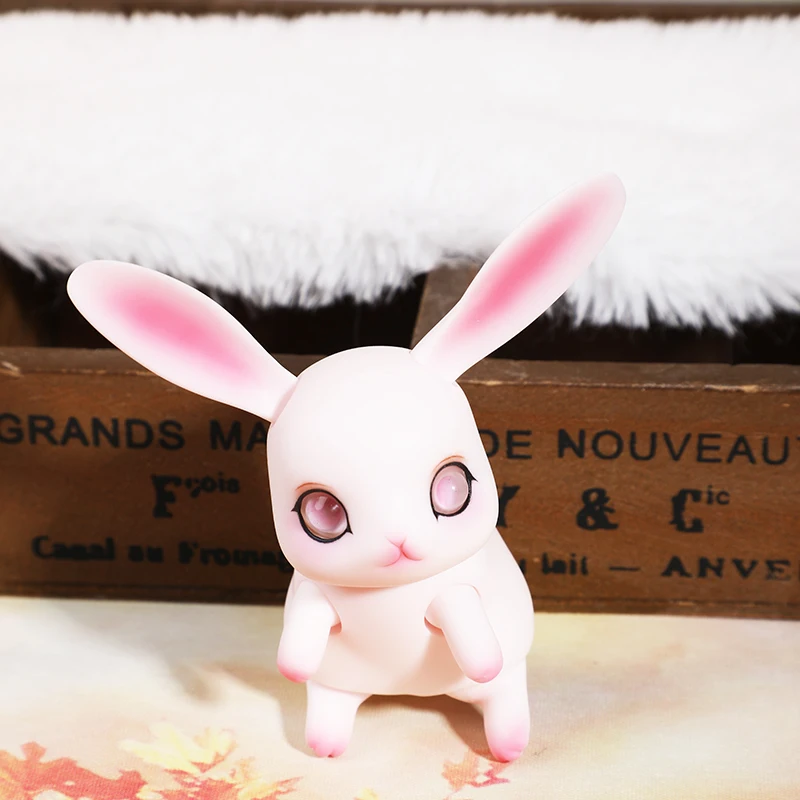 1/12 BJD Кукла SD кукла торт кролик Рубин домашнее животное ухо конечности подвижная