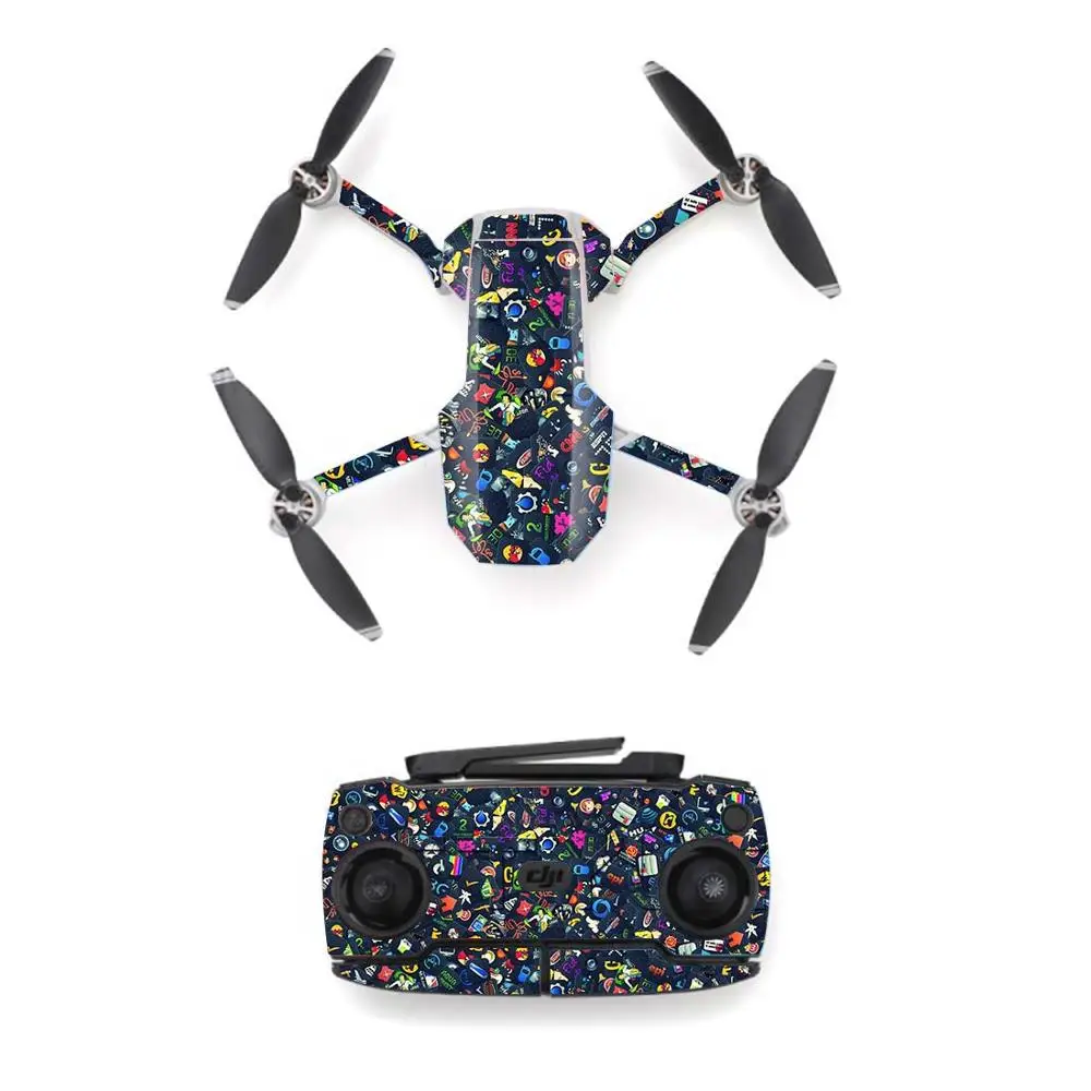 

Multi Pattern Style Waterproof skin Sticker for DJI Mavic Mini Drone And Remote Controller Decal Vinyl Skins Cover 5 Styles