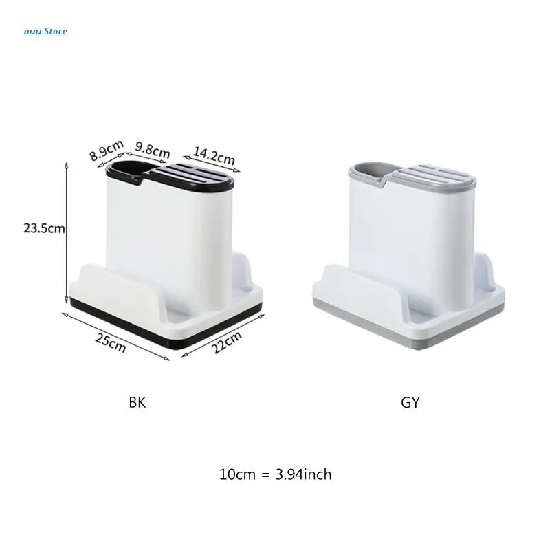 

Multifunctional Cutting Board Chopstick Knife Block Stand Holder Kitchen Storage