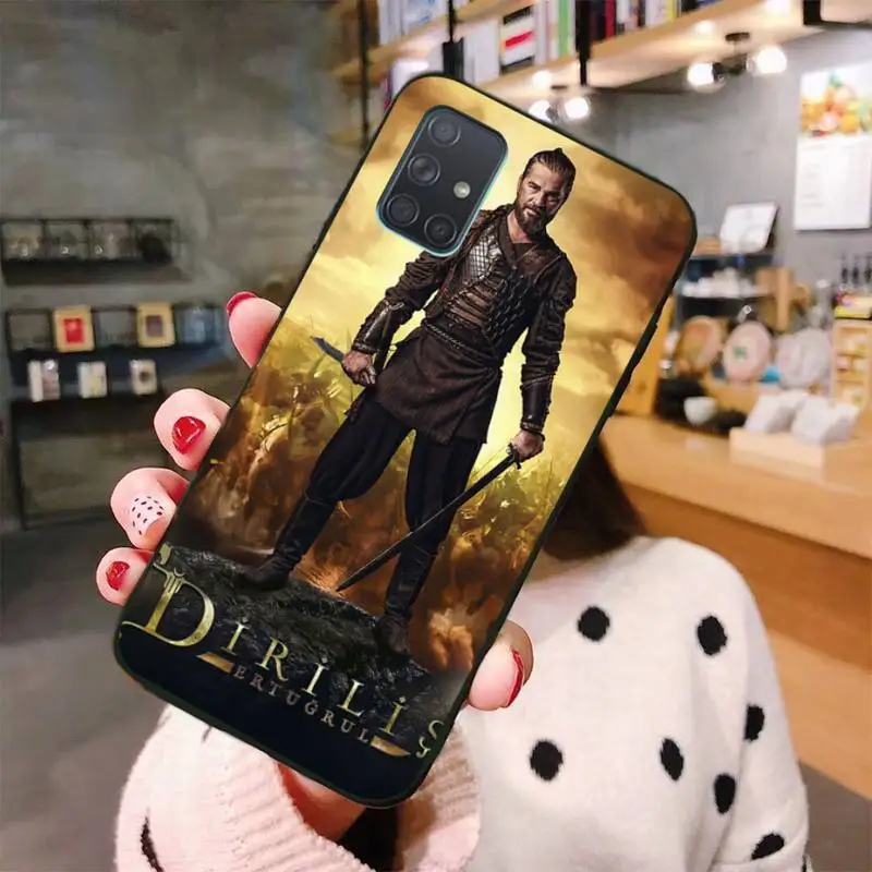 Черный мягкий чехол dirilis ertugrul для телефона Samsung A10 A20 A30 A40 A50 A70 A80 A71 A91 A51 A6 A8 2018 |