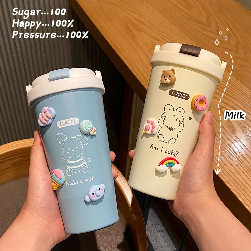 Термос из нержавеющей стали 500 мл с изображением героев мультфильмов | Дом и сад