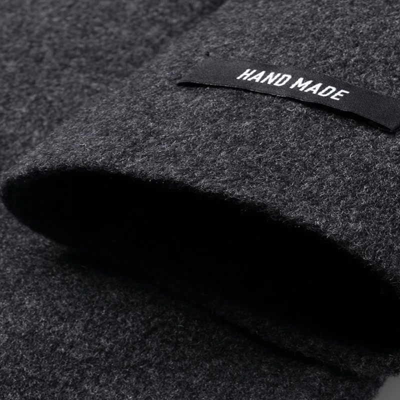 Мужское зимнее Брендовое пальто из 100% шерсти мужская одежда 2020 Корейская уличная