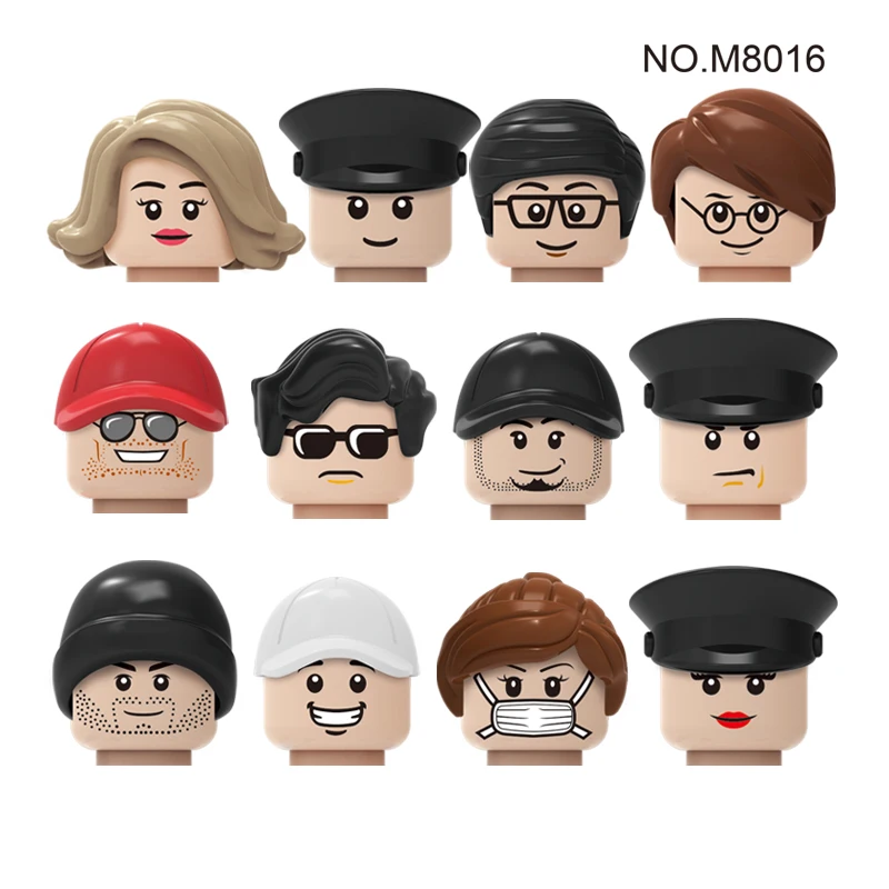 

Mini Figures Building Block Bricks Policemen Solider Engineer Figures Toys Children DIY Educational Toys Boy New Year Gift