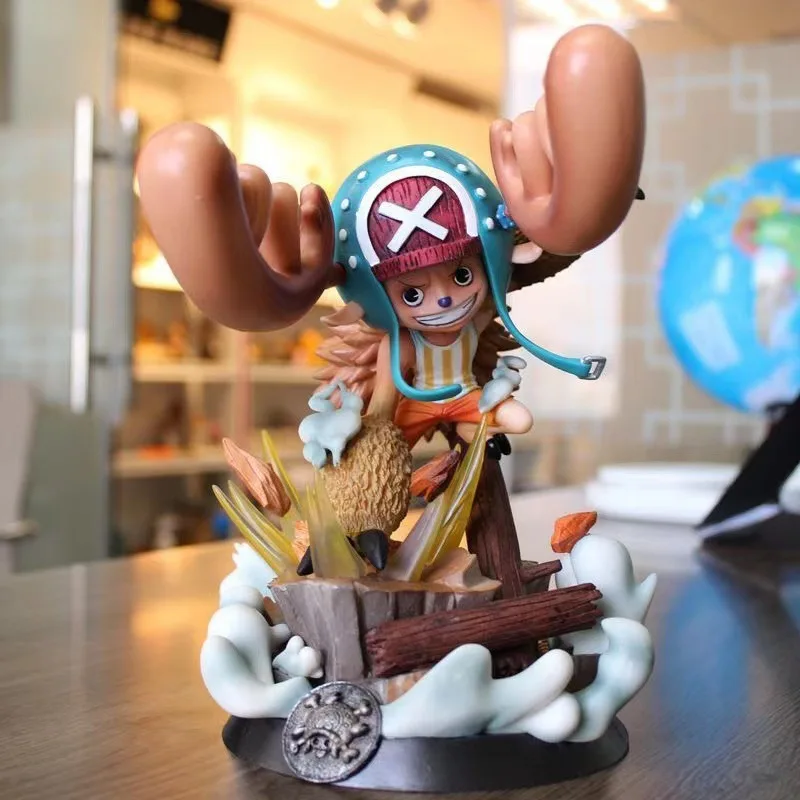 

22 см аниме One Piece Action Tony Chopper Figma GK подарок милая Модель оленя Milu декоративная Коллекционная фигурка