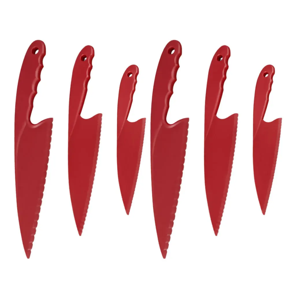 2 шт Пластиковые Фрукты резак торт пластиковые ножи детей раннего образования