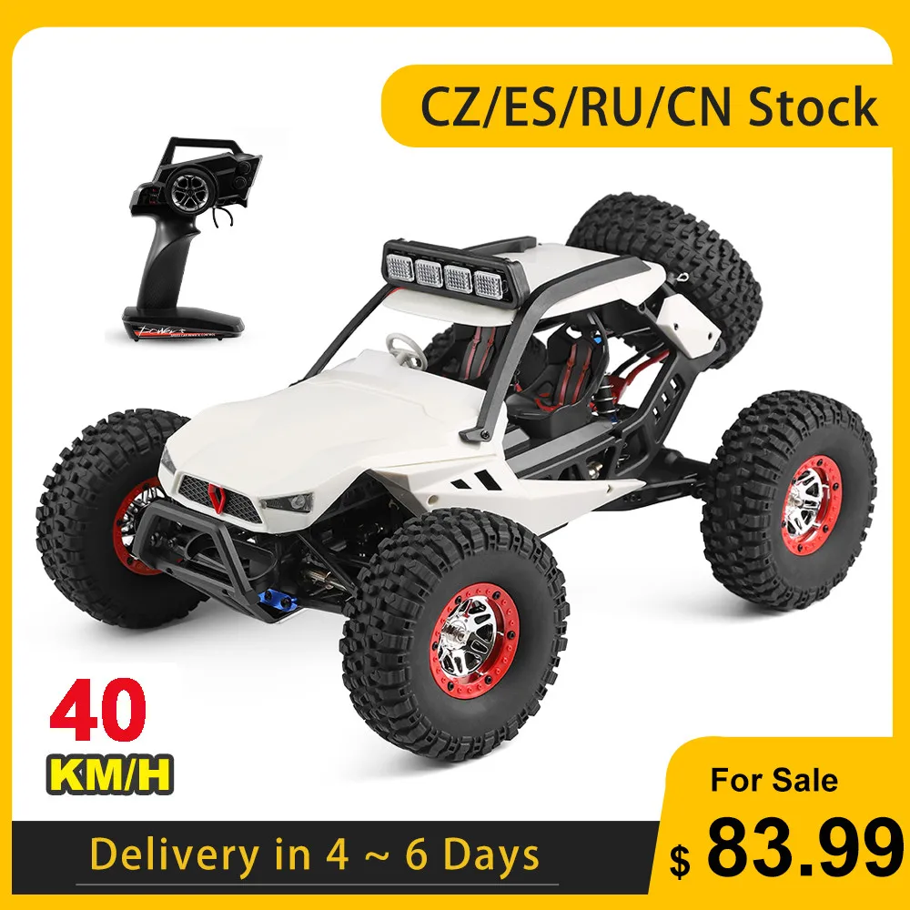 WLtoys XK 12429 1:12 RC автомобиль гусеничный 40 км/ч 4WD 2 4G электрический с головным