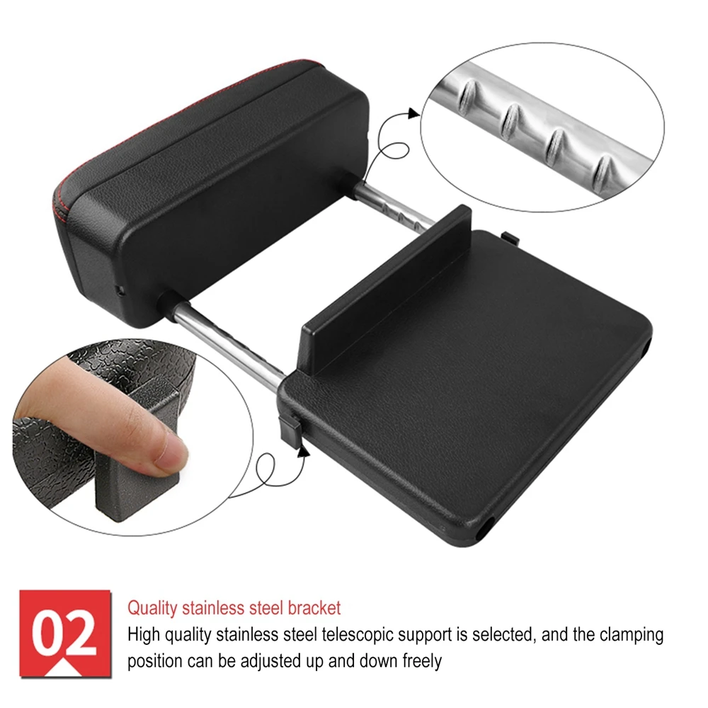 

Car Armrest Box Elbow Support Adjustable Car Seat Gap Organizer Arm Rest Box for Cars Auto Accessories Armrest Cushion Universal