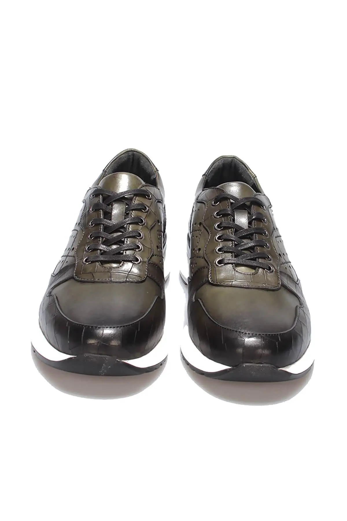 Жемчуг из натуральной кожи хаки Для мужчин Туфли-оксфорды для 120130008779 | Обувь