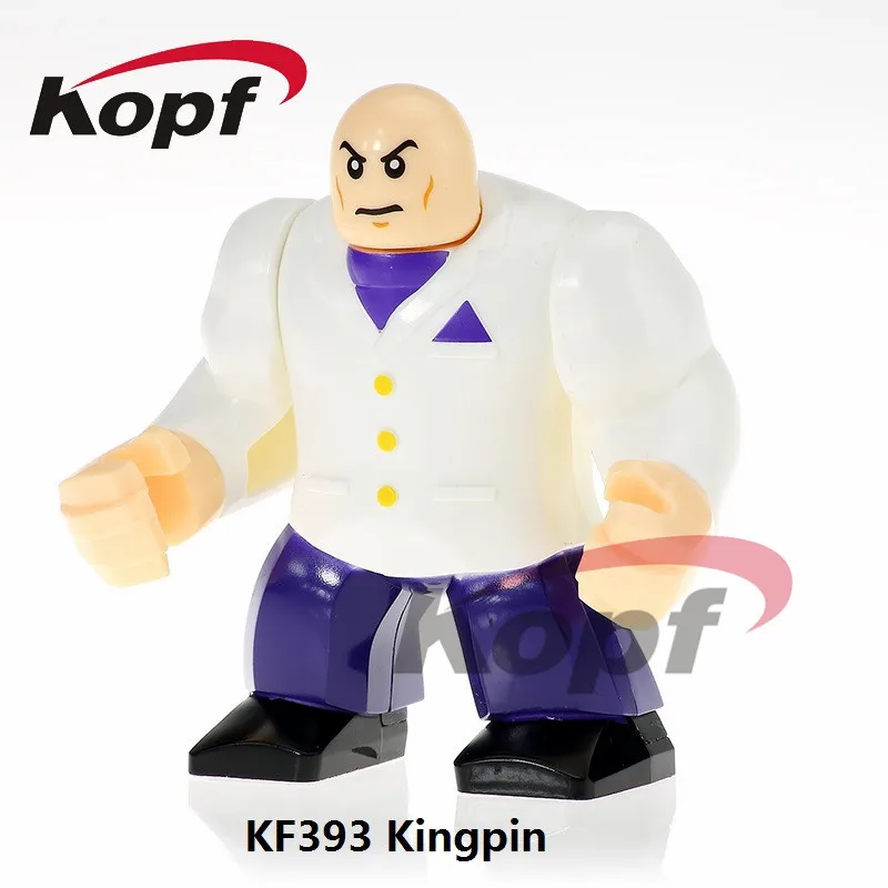 KF393 Without Box Одиночная распродажа KF977 Халк Хоган Супер Герои Фелисити Смоак Клаббер Лэнг Кирпичи Строительные блоки детский подарок игрушки - Цвет: KF393 Without Box
