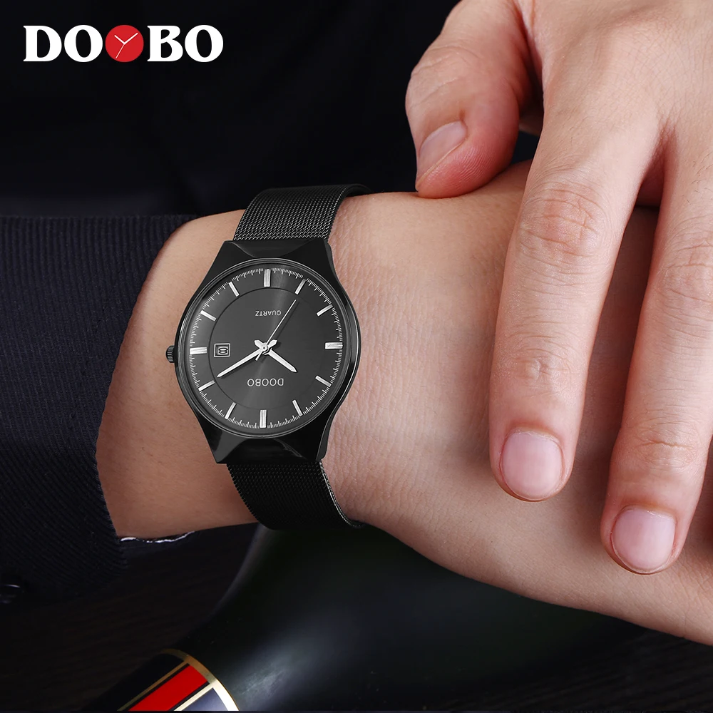 

New Brand Men Watches Chronograph Quartz Watch Men Stainless Steel Waterproof Sports Clock Watches Business reloj hombre