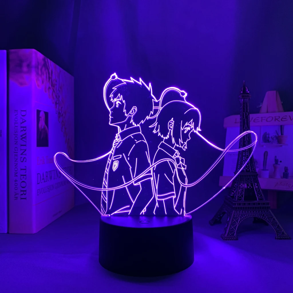 3d лампа манга фигурка вашего имени для детской комнаты Декор светильник детский