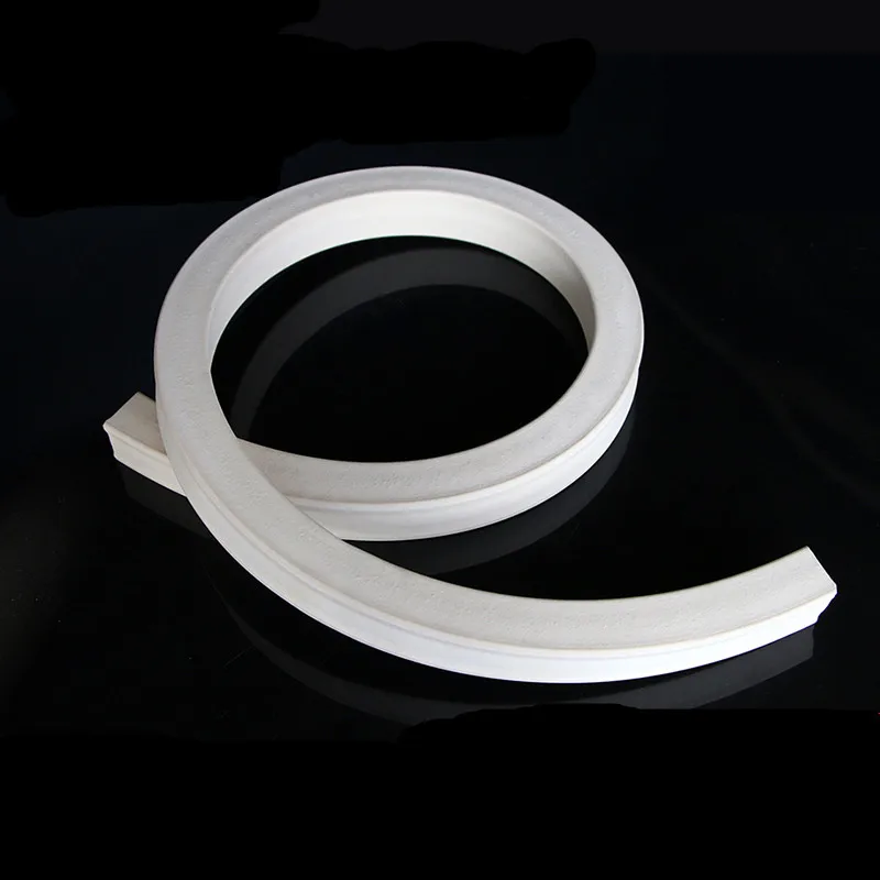 Вспененная силиконовая резиновая Мягкая уплотнительная полоса квадратная