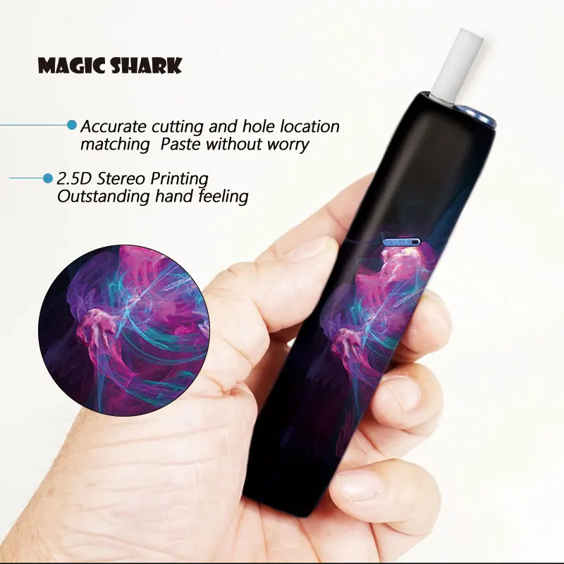 Волшебная Акула крутая стерео Бабочка Мечта Лунная пленка наклейка для IQOS 3