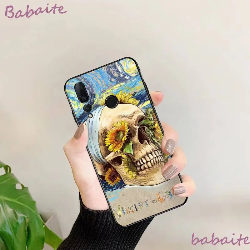 Мягкий ТПУ чехол Babaite с рисунком Ван Гога в стиле Триппи drole art для HuaweiY9 2018 HONOR 8 8X 9