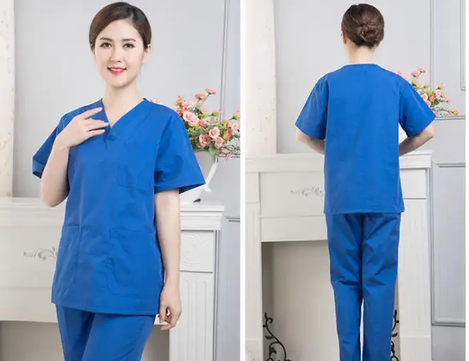 Медицинская Униформа унисекс для медсестры топ и рубашка индивидуальный стиль |