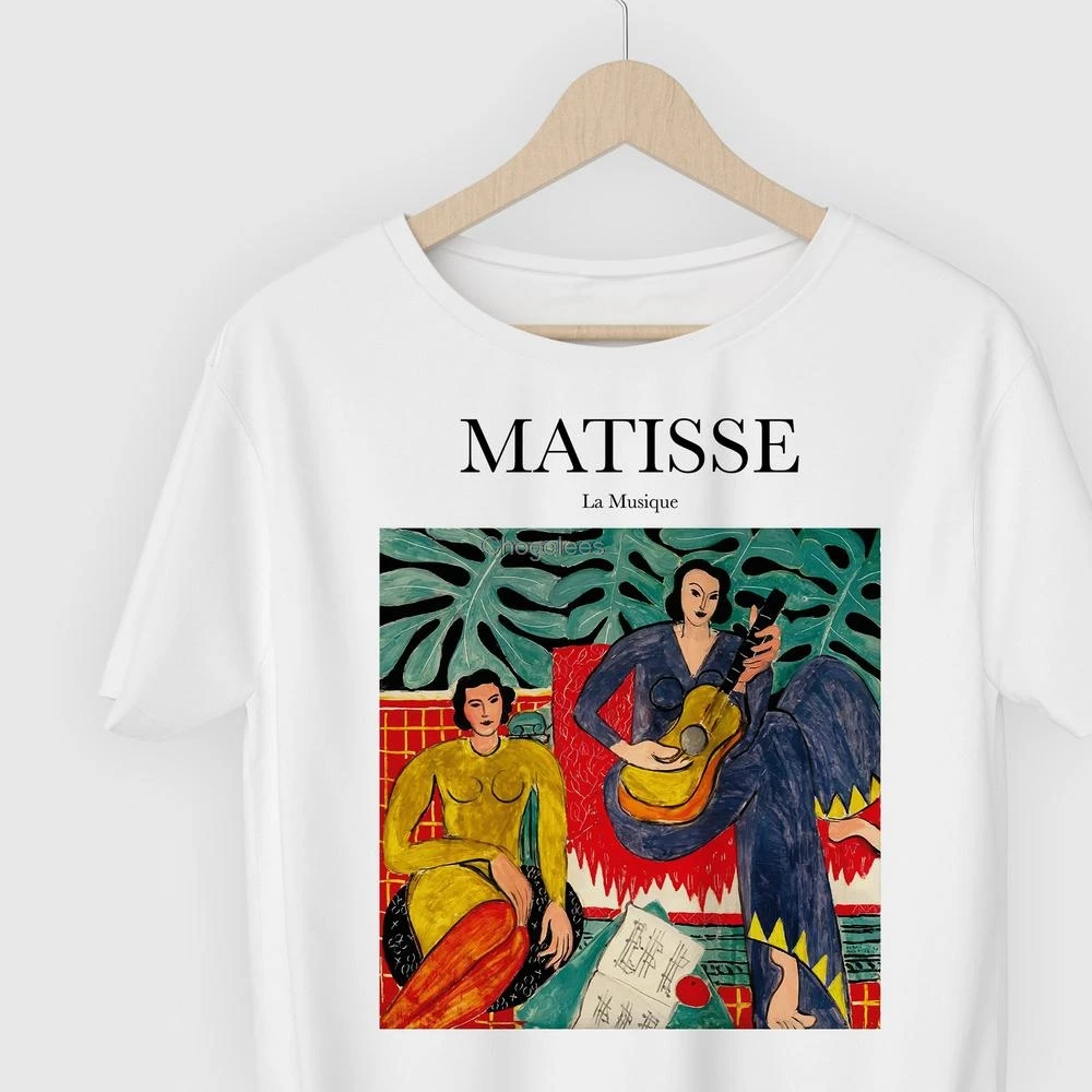 Футболка с надписью жирри матиссе художественная рубашка рисунком известная