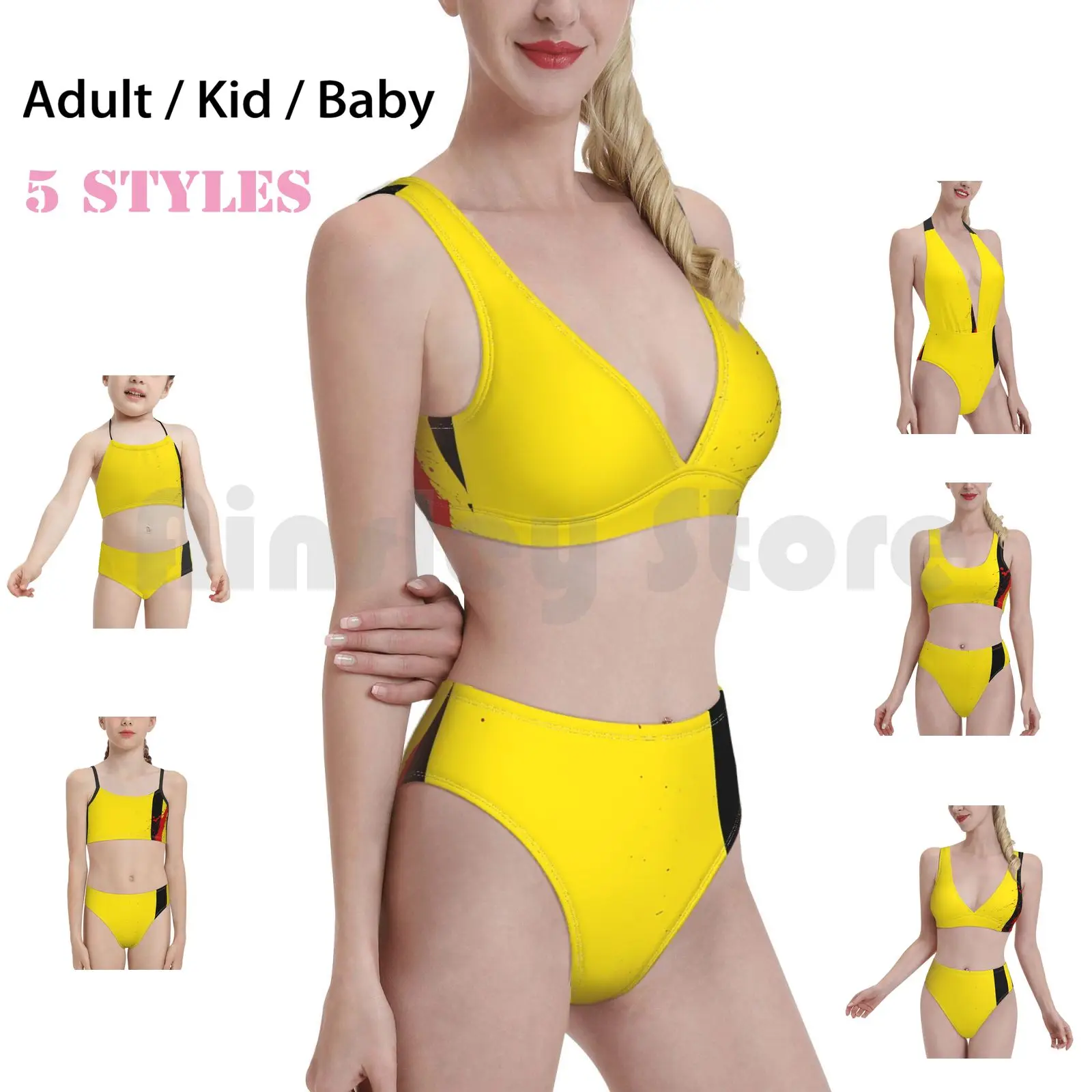 Убить Билла Vol 1 культ кино купальник бикини Мягкий Высокая Талия фильм 80s 90 лучший