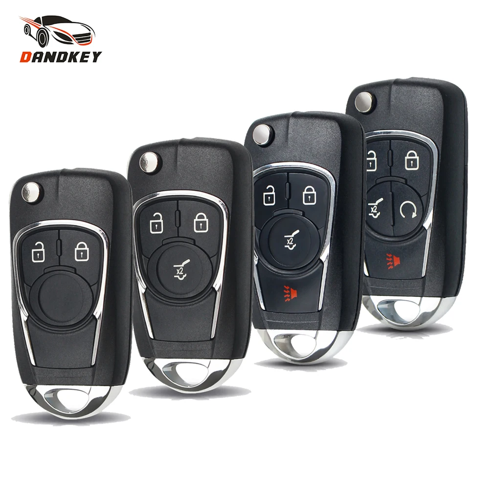 Модифицированный чехол Dandkey для 2/3/4/5 кнопок с откидной крышкой Chevrolet Cruze Buick OPEL