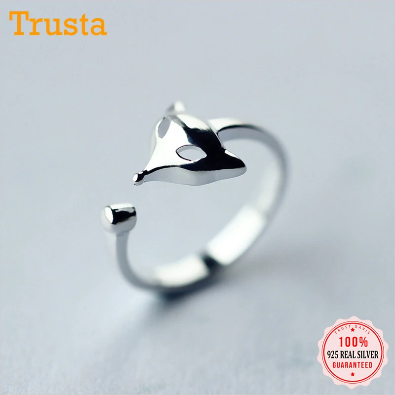 Trusta женское кольцо из 100% стерлингового серебра 925 пробы модное ювелирное изделие