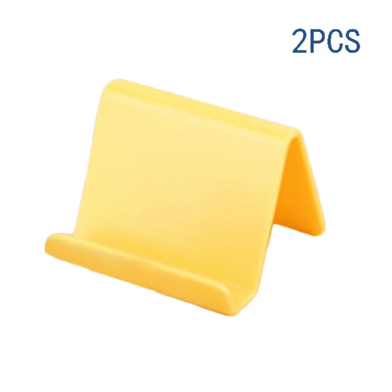 2pcs yellow Универсальный Настольный держатель для телефона, гибкий складной держатель для мобильного телефона для iPhone для samsung для MP5, подставка для смартфона - Цвет: 2pcs yellow