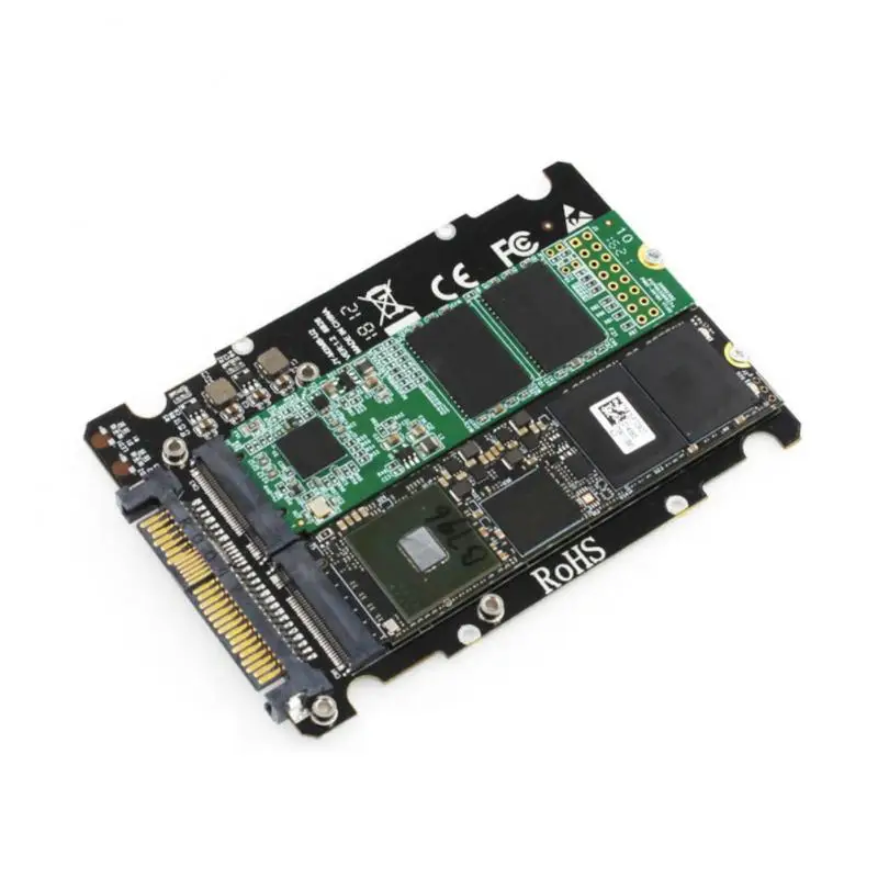 Переходник M.2 SSD/U.2 PCI 2 в 1 NVMe и SATA NGFF SFF-8639 для настольных компьютеров | Компьютеры