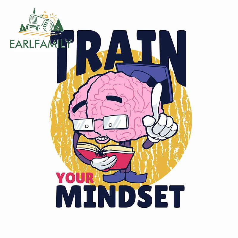 EARLFAMILY 13 см x 9 4 для поезда ваша Mindset Автомобильная наклейка водонепроницаемое