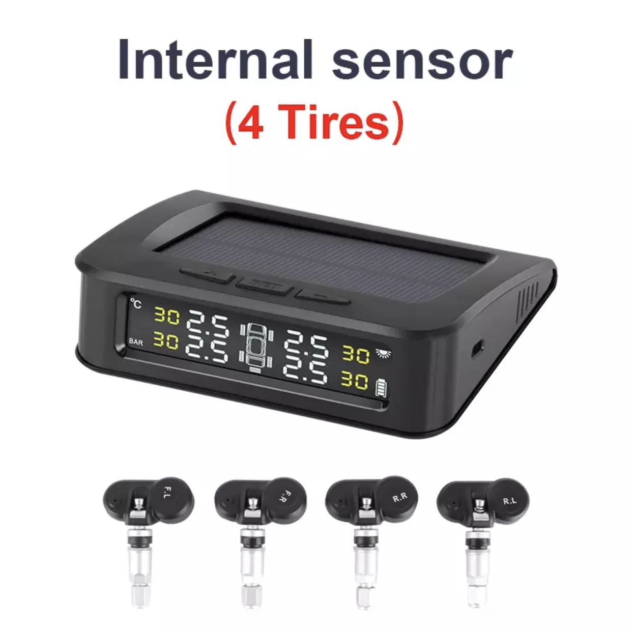 

Беспроводной солнечная система контроля давления в шинах Сенсор шин Давление давление в шинах автомобиля Slarm шин Давление мониторинга Системы USB зарядки IP67 из непромокаемой ткани 4 Сенсор