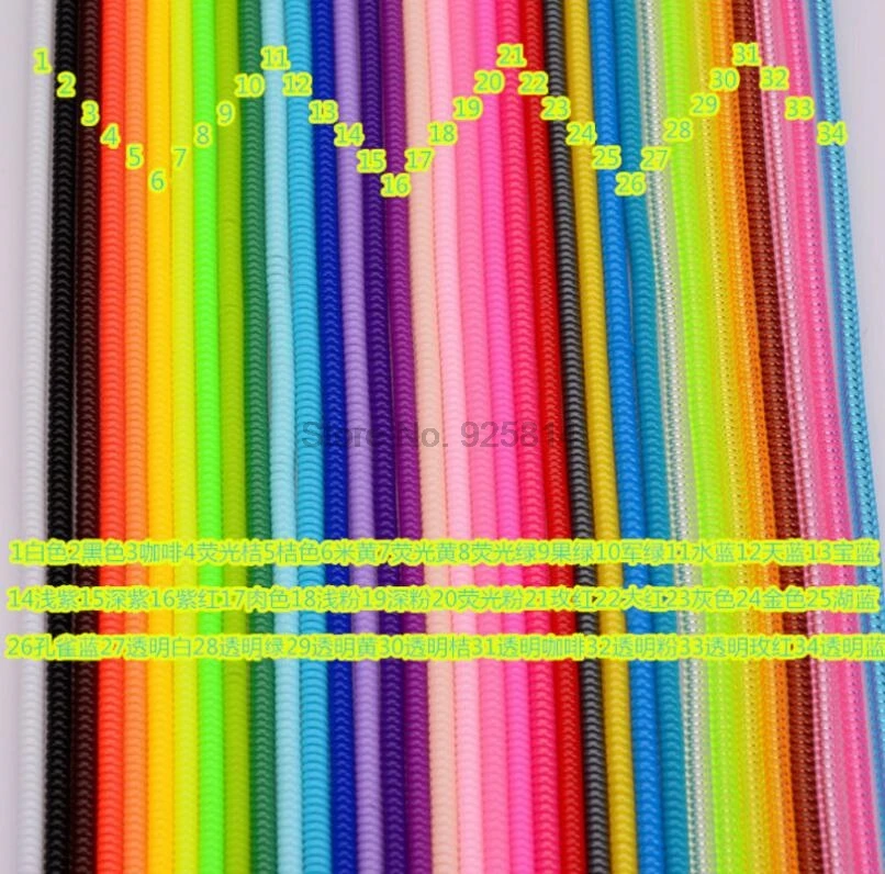 1000 шт./лот пружинный зарядный кабель защитная веревка 60 см спиральный пленка