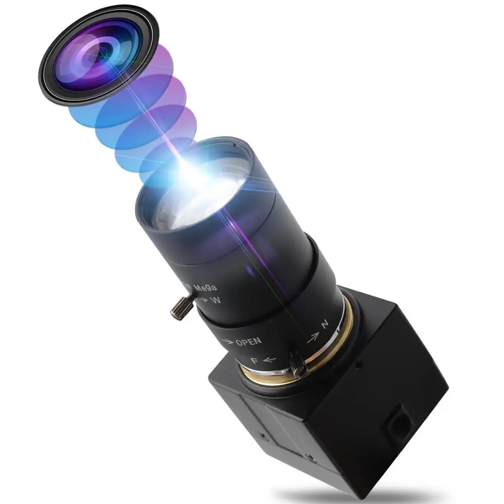 2MP 1080P HD USB2.0 веб-камера OmniVision CMOS OV2710 5-50 мм варифокальный объектив Мини CCTV