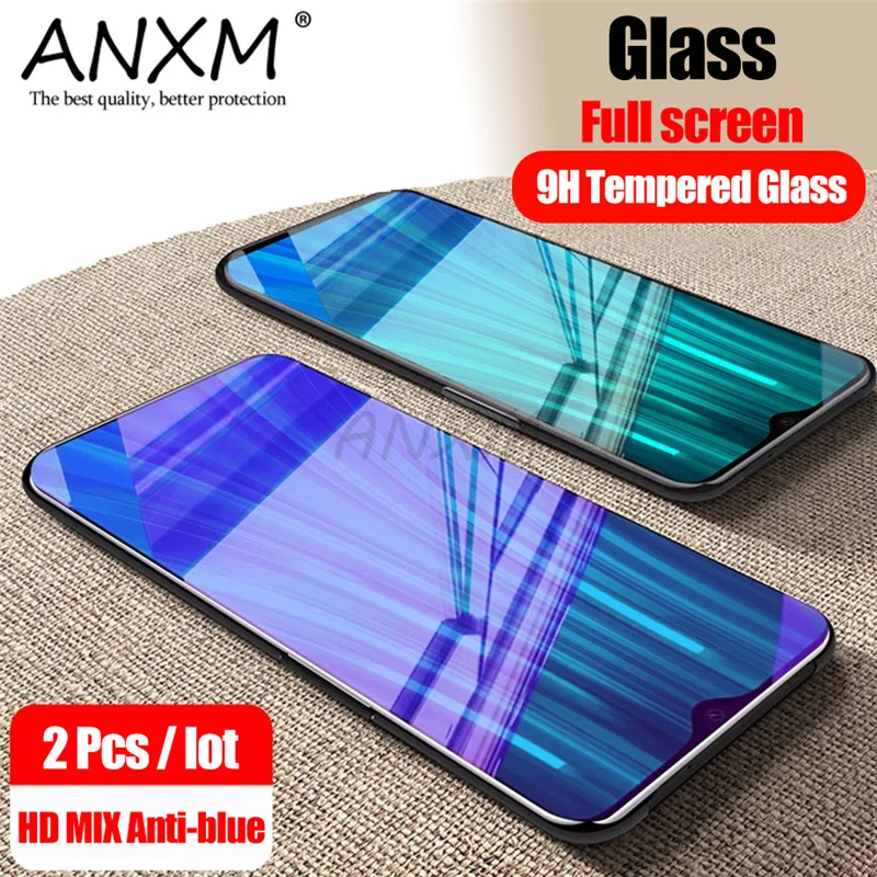 Закаленное стекло для Xiaomi Redmi Note 8 7 Pro защита экрана 9H от Blu ray закаленное 2